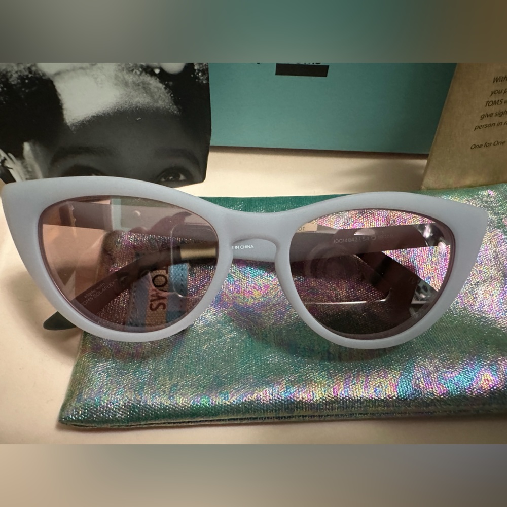 TOMS sunglasses lilac women’s